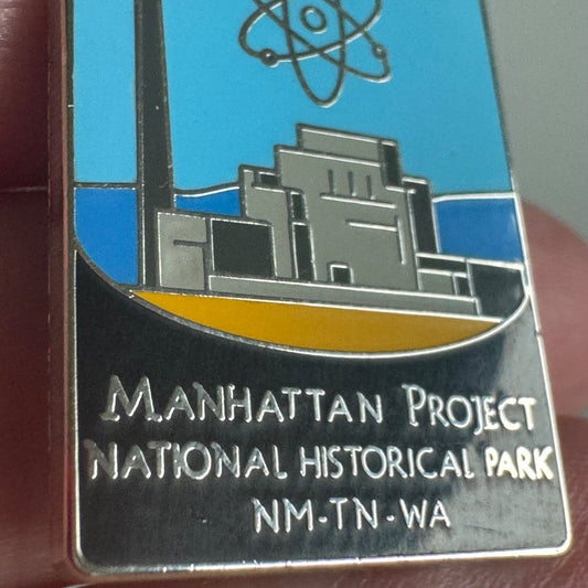 Manhattan Project National Historical Park New Mexico Tennessee Washington Pin