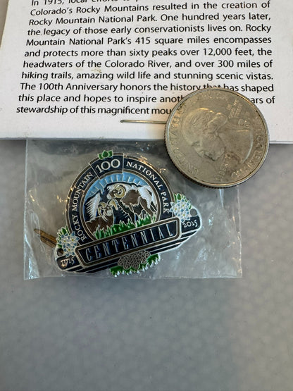 Rocky Mountain National Park Centennial Walking Stick Medallion