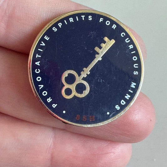 Glyph Spirits Provocative Spirits for Curious Minds 85H Lapel Pin Key