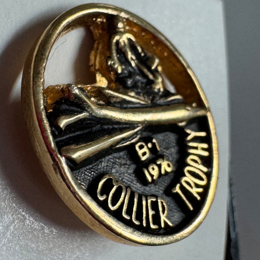Vintage B-1 `1976 Collier Trophy Lapel Pin Tie Tack in Original Box