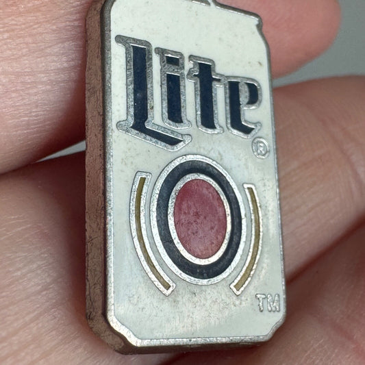 Miller Lite Beer Can Enamel Pin – Vintage Style Bar Collectible