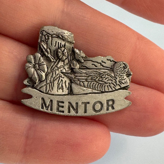 Wildlife Habitat Canada Pewter Mentor Lapel Pin Duck WHC 2011 HFC Faunique