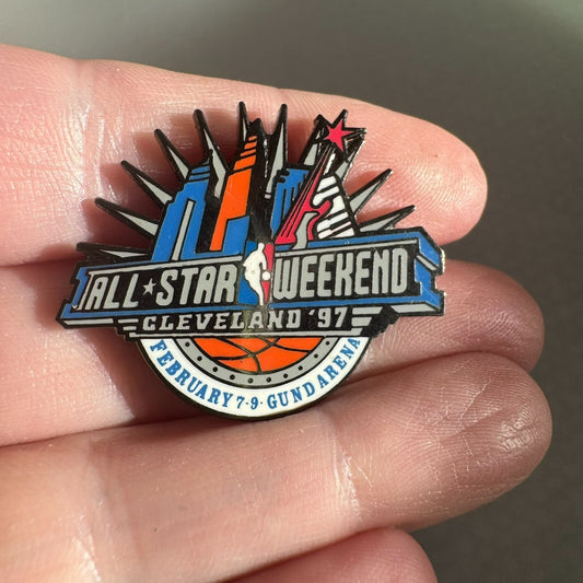 1997 NBA All-Star Weekend Cleveland Lapel Pin Kobe Bryant Dunk