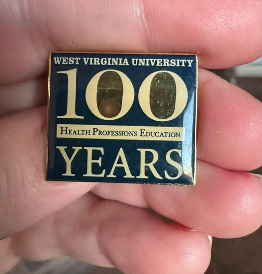 West Virginia University Health Professions 100 Years Pin