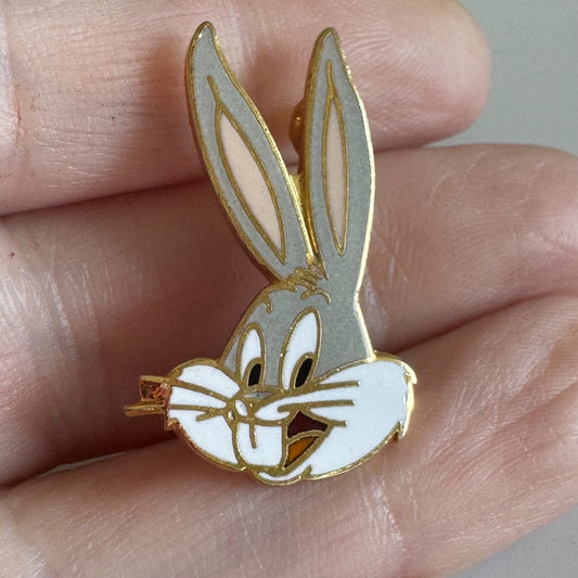Vintage Looney Tunes Bugs Bunny Enamel Lapel Pin