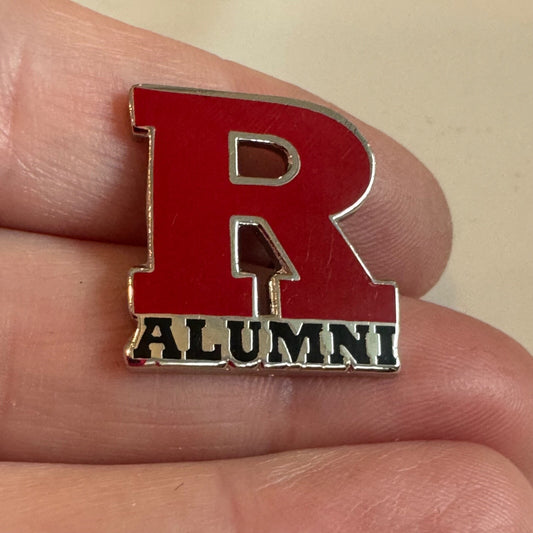 Vintage Rutgers Alumni R Lapel Pin Tie Tack