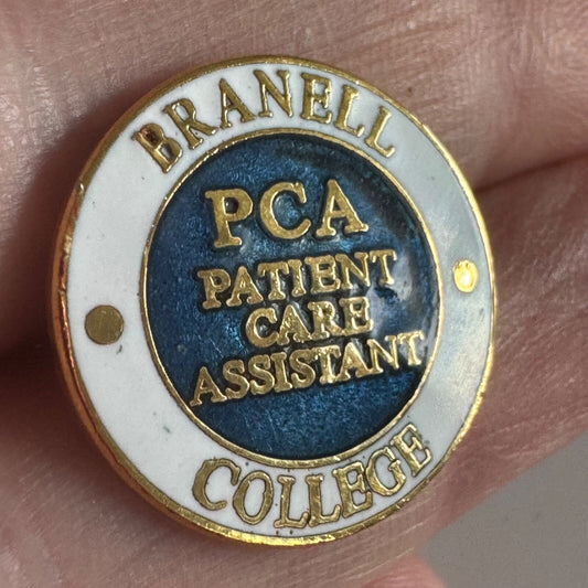 Branell College PCA Patient Care Assistant Tie Tack Pin