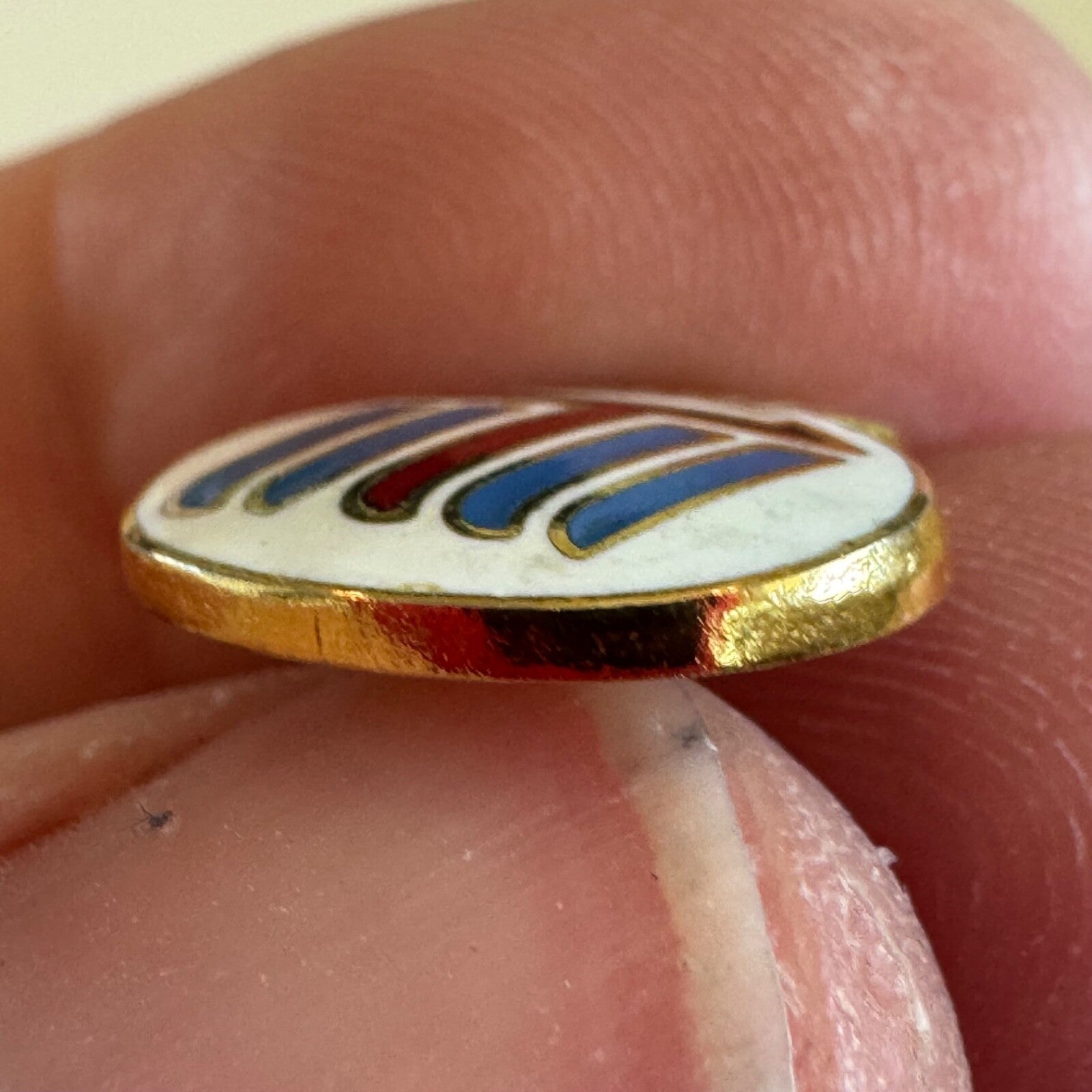 Vtg UTU 20 Years Pin Tie Tack Member United Transportation Union Gold Filled