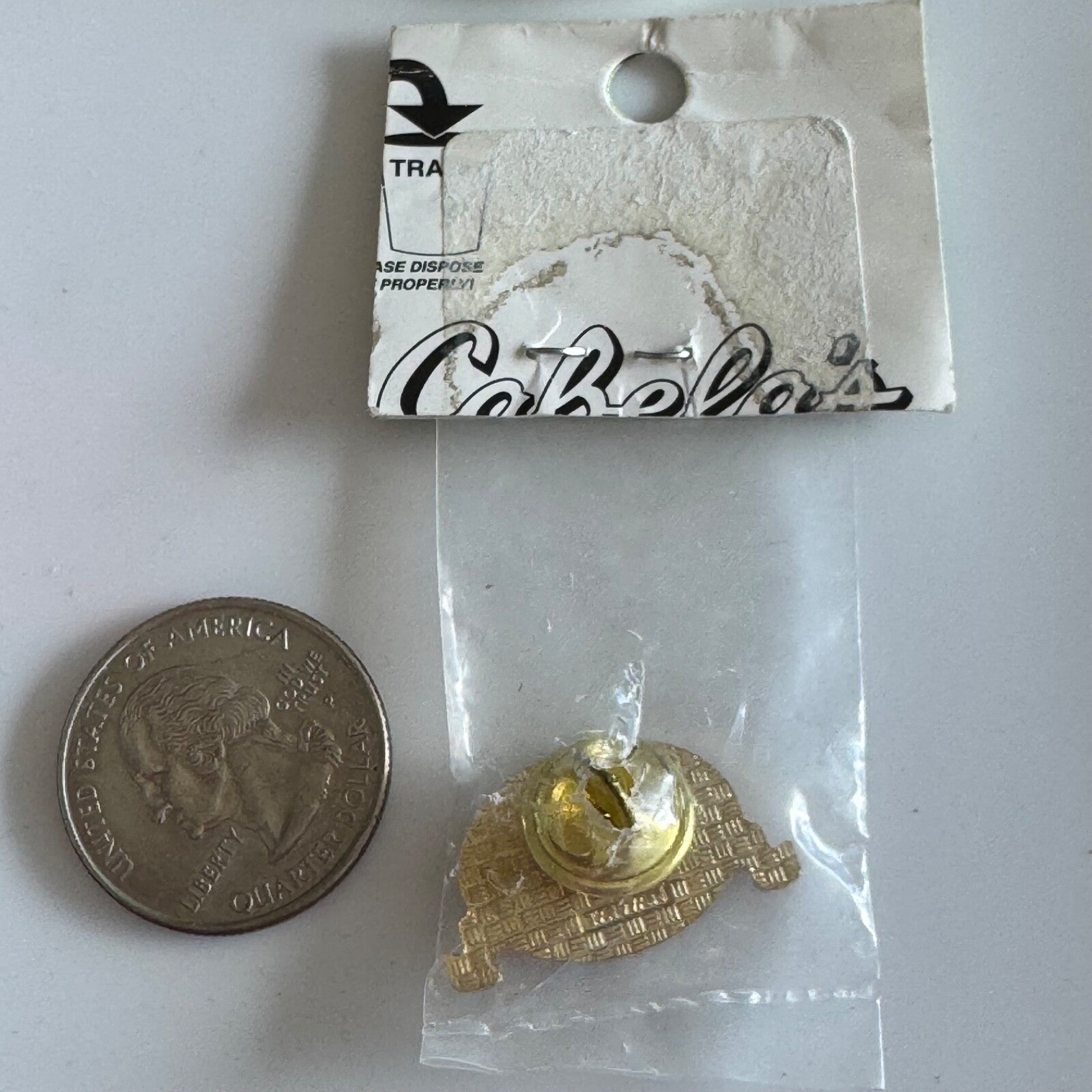 Cabela’s World's Foremost Outfitter Branded Pin Tie Tack – New in Packaging