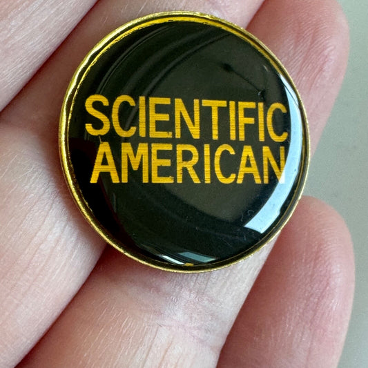 Vintage Scientific American Lapel Pin 
