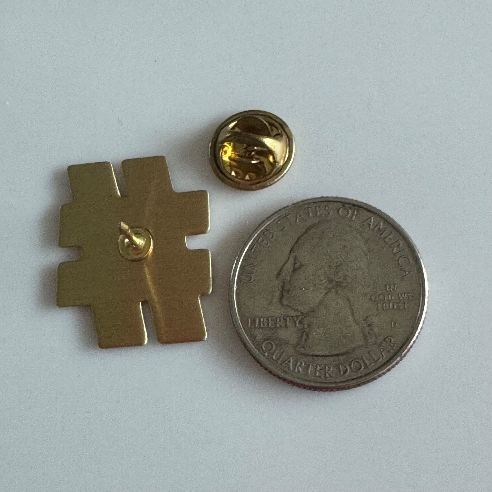 Tuskegee University Golden Tigers Trust Tradition Lapel Pin Hashtag Symbol