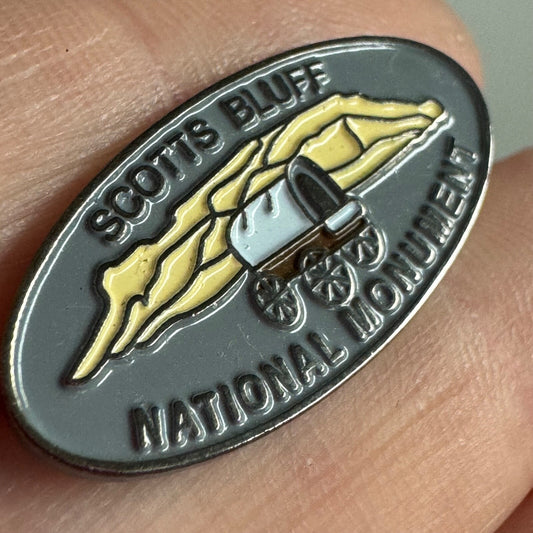 Scotts Bluff Nebraska NE National Monument Tourist Lapel Pin
