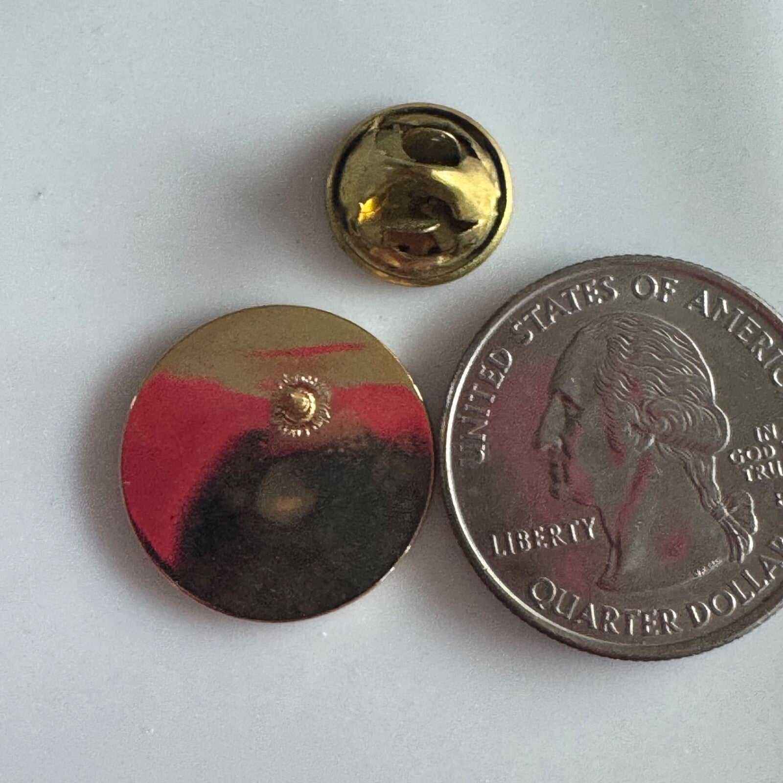 Bank South “40 in One” Round Lapel Pin – Retro Financial Industry Badge