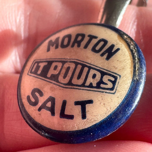 Vintage Morton Salt It Pours Pen Cap Attachment Lou Fox Chicago