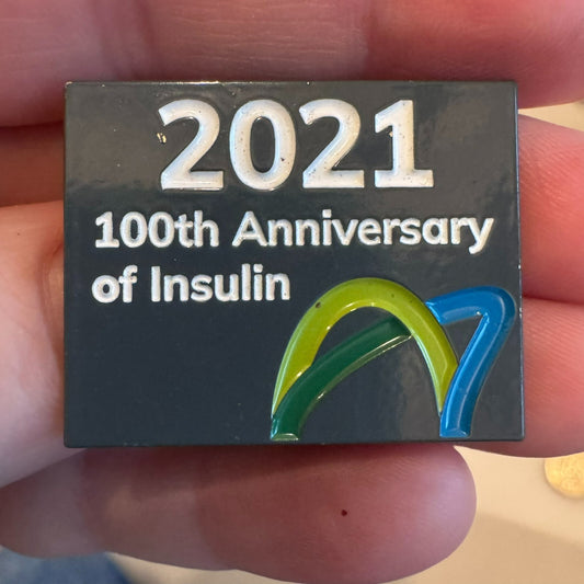 2021 100th Anniversary of Insulin Enamel Lapel Pin