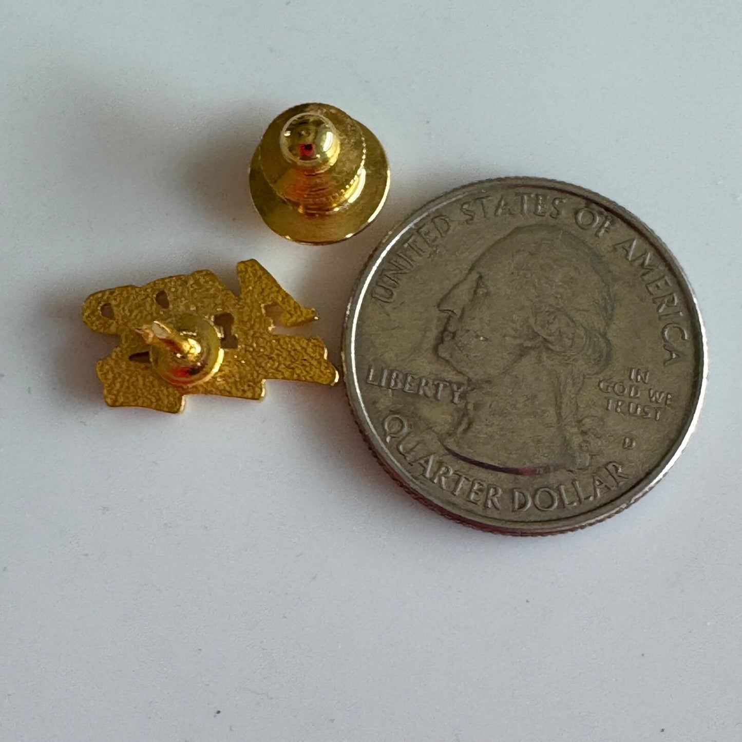 AARP Gold Tone Pin – American Association of Retired People Lapel Pin