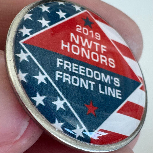 2019 National Wild Turkey Foundation Honors Freedom's Front Line NWTF Lapel Pin