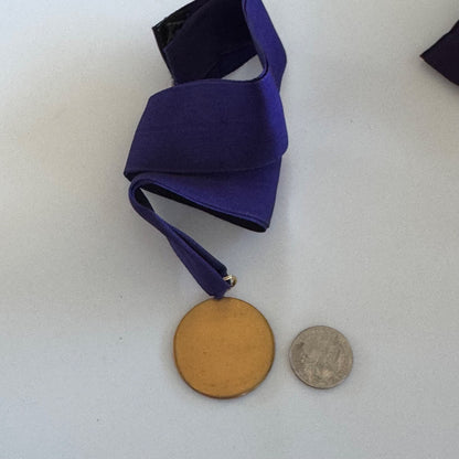 Vintage University of Central Arkansas Half Century Club Medal Purple Ribbon