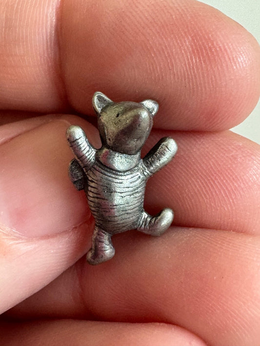 Vintage Pewter Piglet Lapel Pin Tie Tack Winnie the Pooh Disney