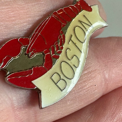 Boston Red Lobster Food-Themed Travel Souvenir Enamel Pin 