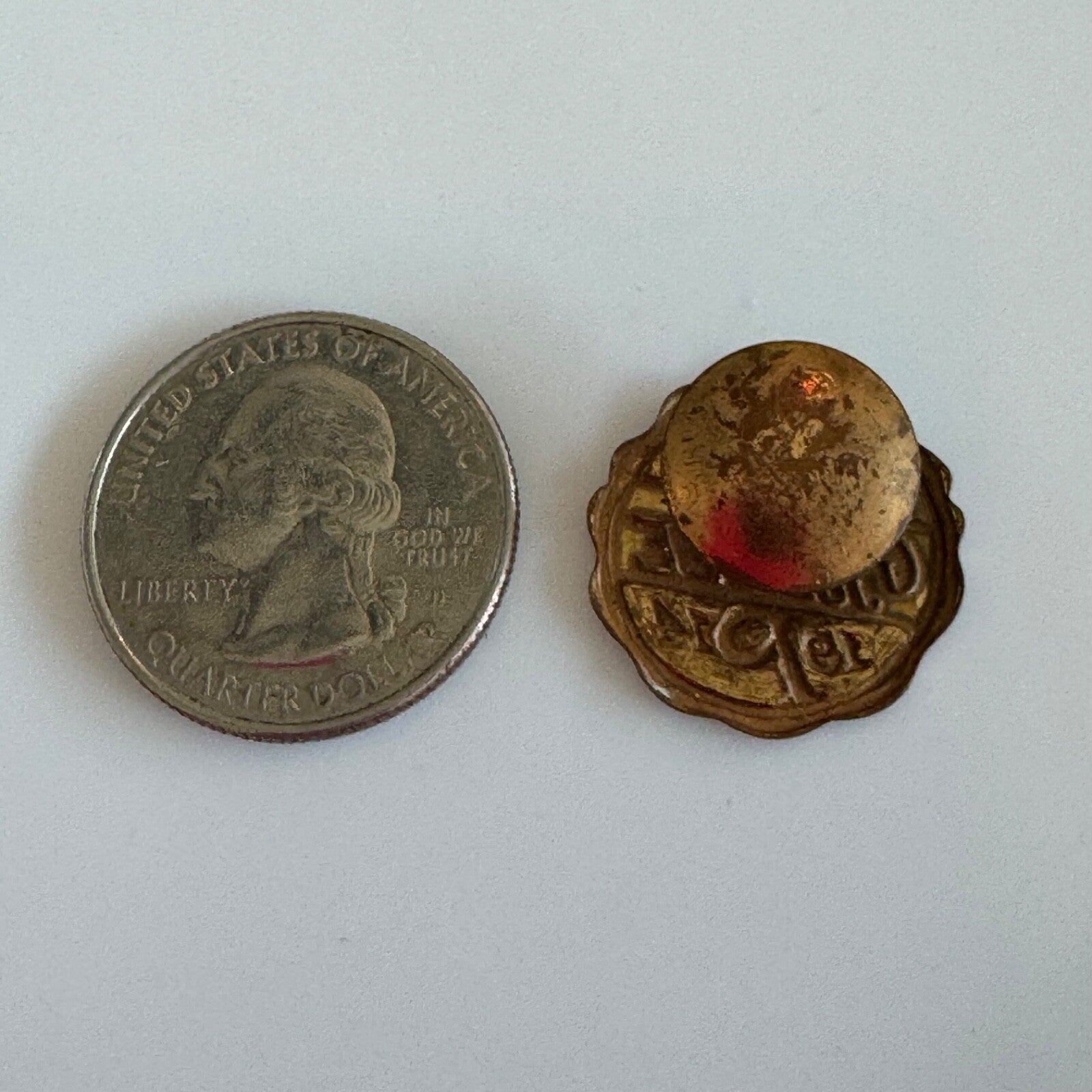 Antique 1864-1914 Knights of Pythias 50th Anniversary Golden Jubilee Pin Stud