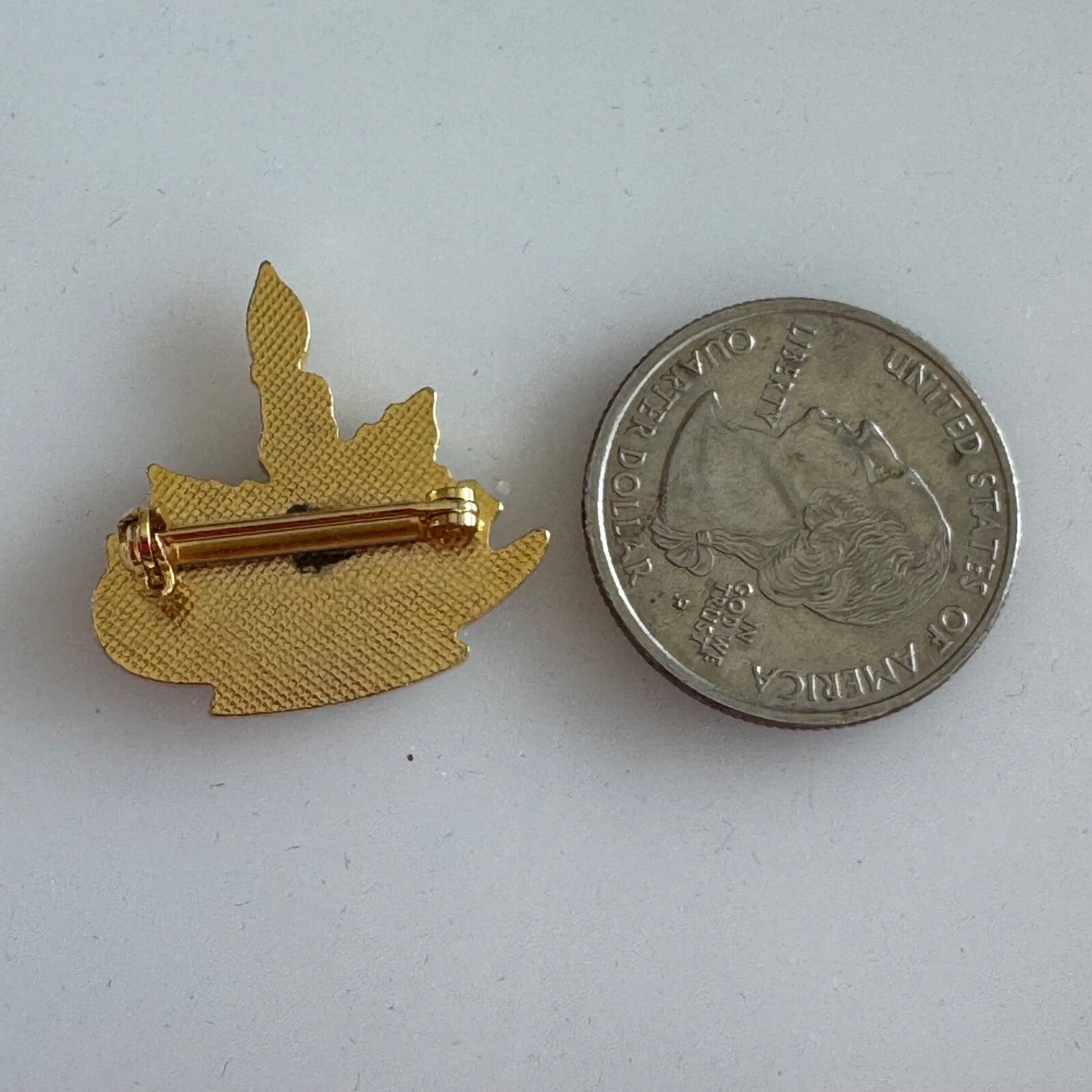 Vintage Georgia Christmas Candle Lapel Pin Candlelighter