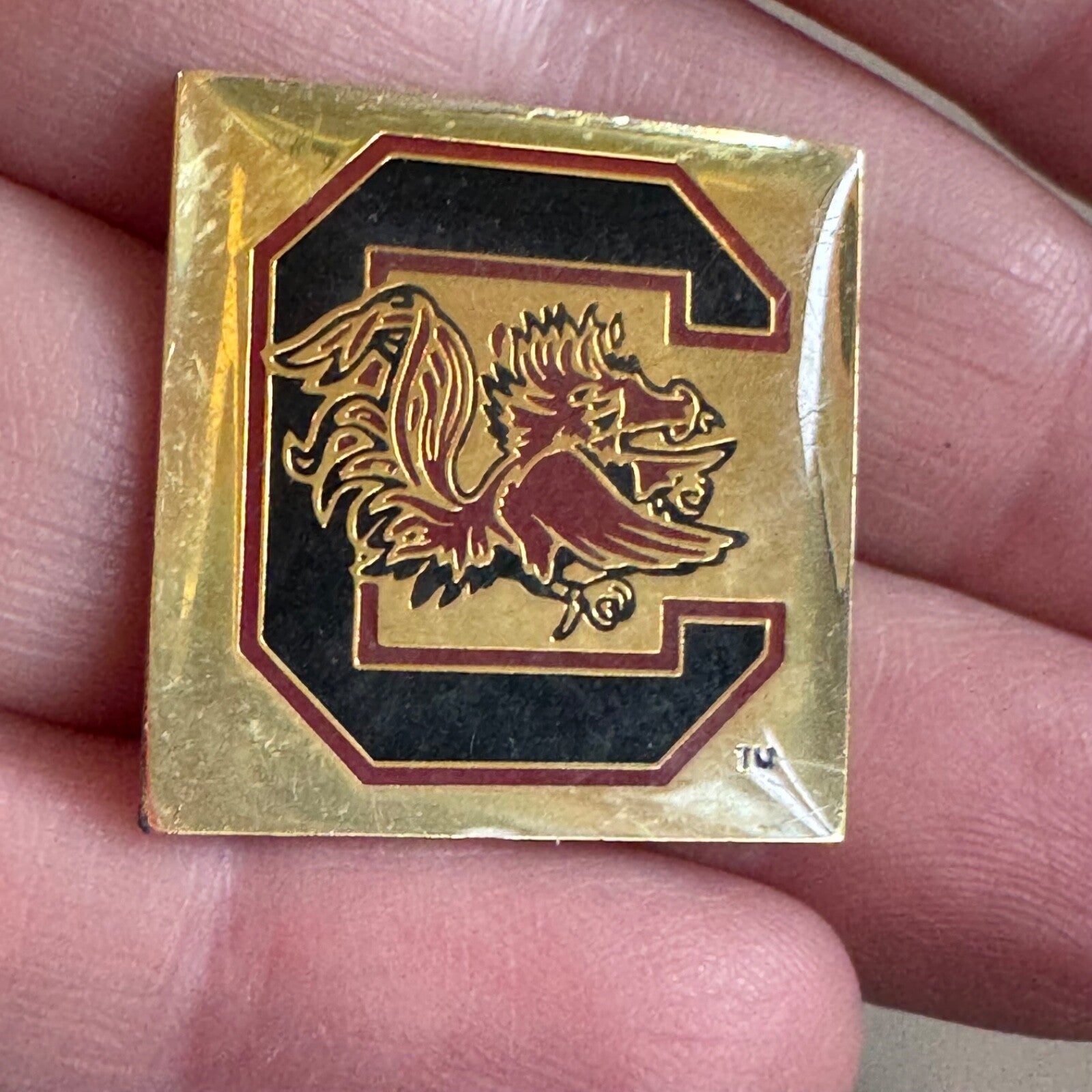 Vintage University of South Carolina USC Gamecocks Lapel Pin