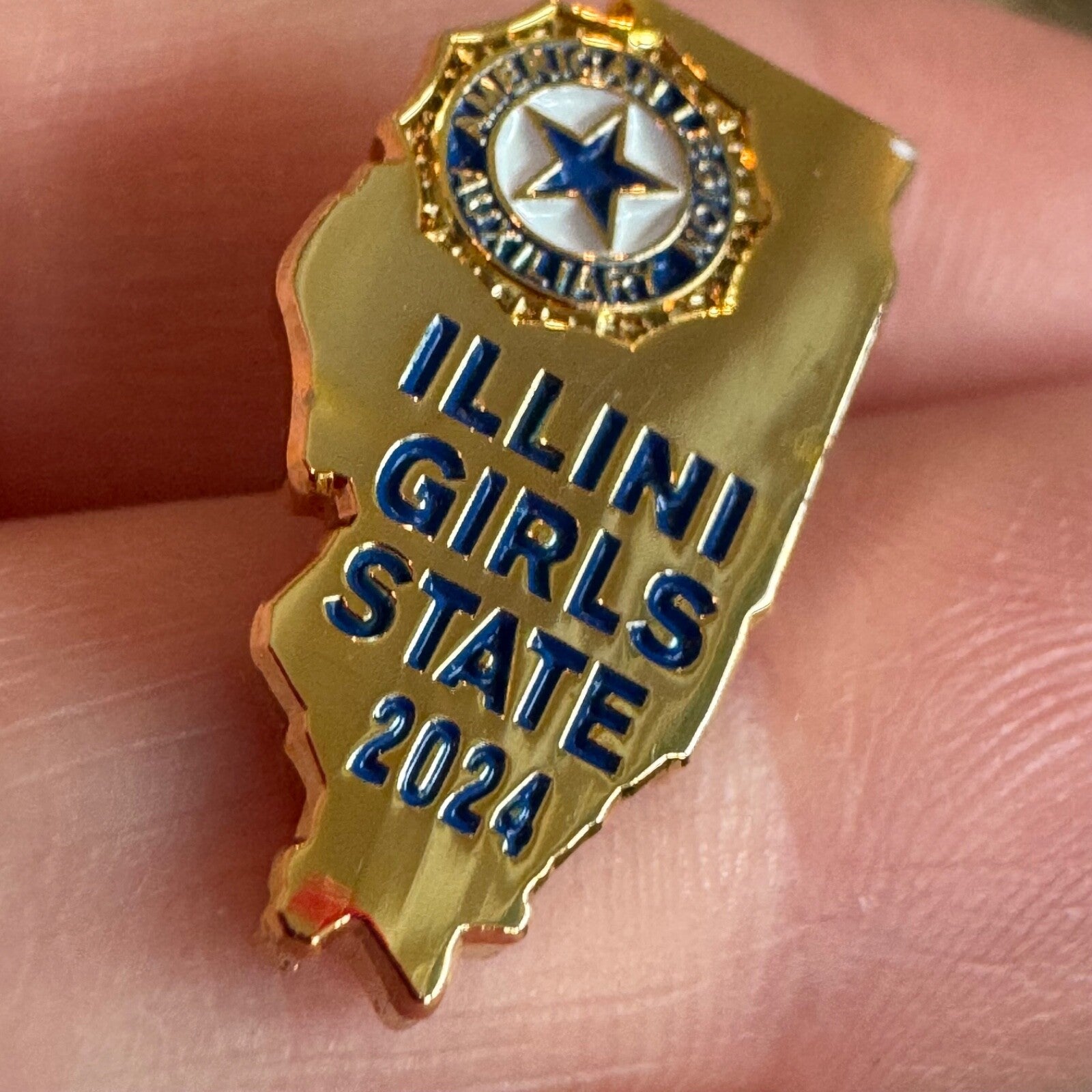 2024 Illini Girls State Lapel Pin American Legion Auxiliary Illinois
