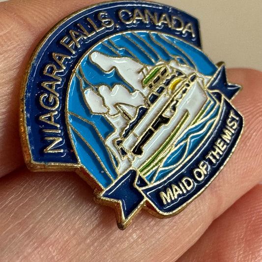 Niagara Falls Canada "Maid of the Mist" Enamel Souvenir Pin