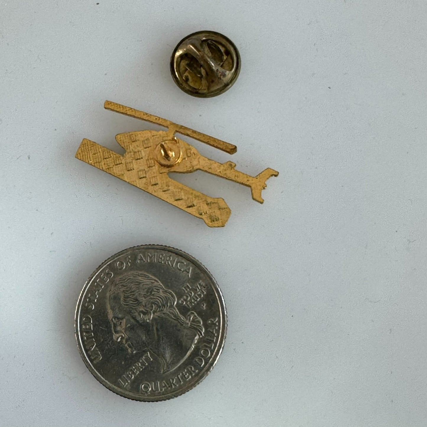 Vintage Charlotte Memorial Hospital Medical Helicopter Enamel Lapel Pin