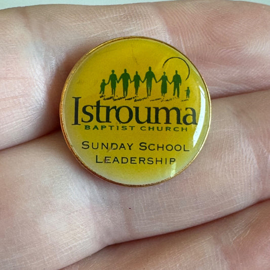 Istrouma Baptist Church Sunday School Leadership Pin Baton Rouge Louisiana