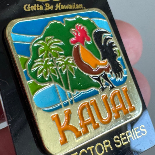 Kauai Rooster GBH Lapel Pin – Hawaii, USA