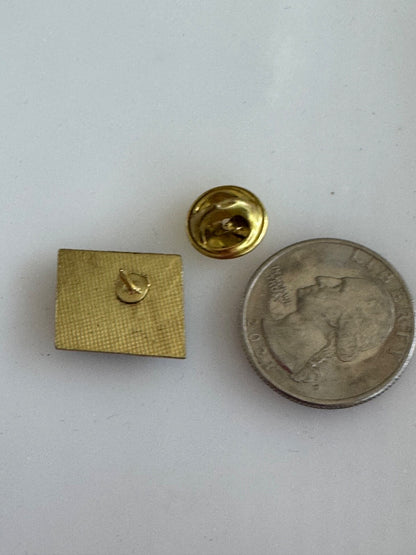 Vintage Pirate Flag Jolly Roger Lapel Pin Skull Crossbones