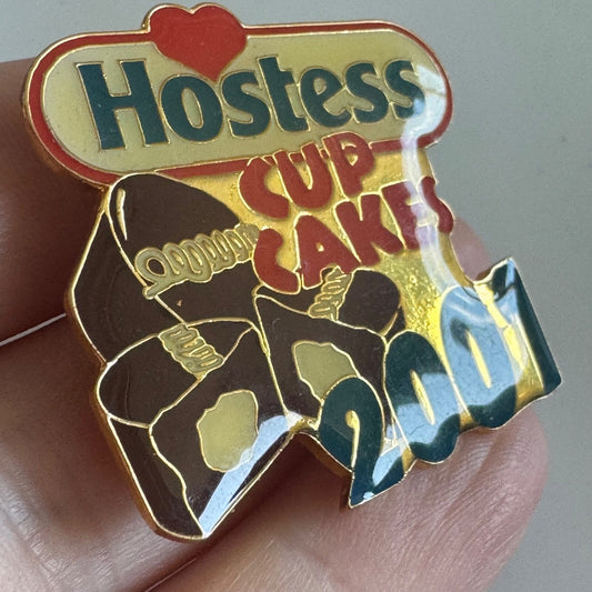 Vintage Hostess Cup Cakes 2001 Promotional Pin Cupcakes Advertising
