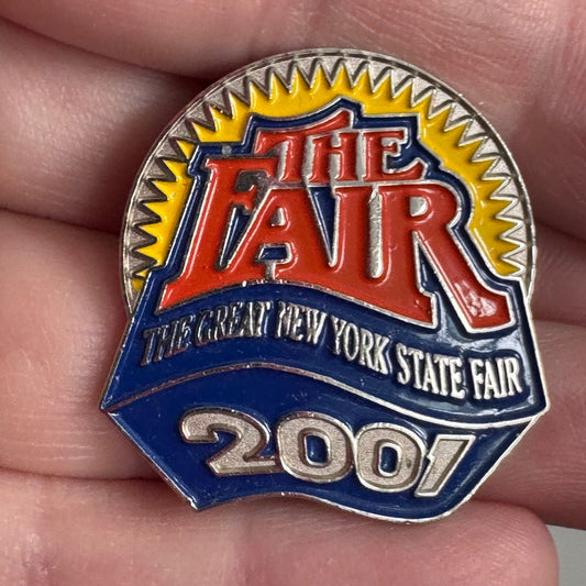 Vintage 2001 The Great New York State Fair Logo Lapel Pin
