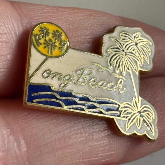 Vintage Long Beach California Special Olympics Souvenir Tourist Lapel Pin