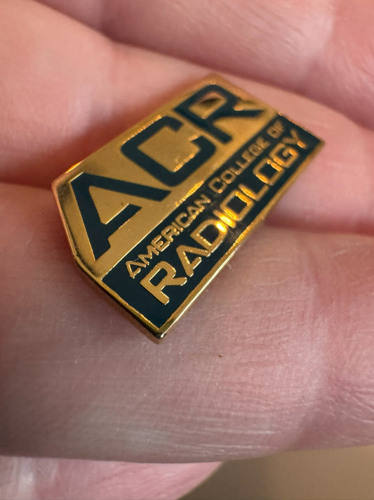 Vintage ACR - American College of Radiology Lapel Pin Tie Tack