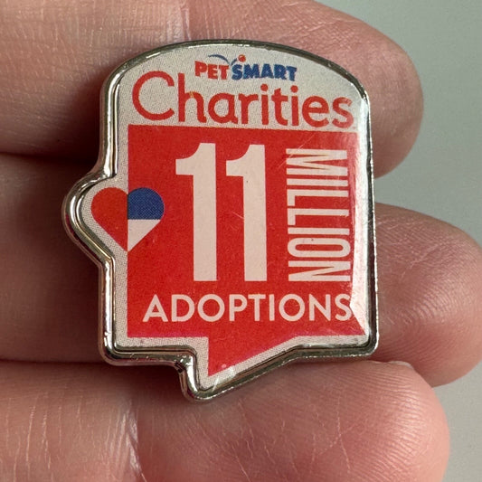 PetSmart Charities 11 Million Adoptions Lapel Pin