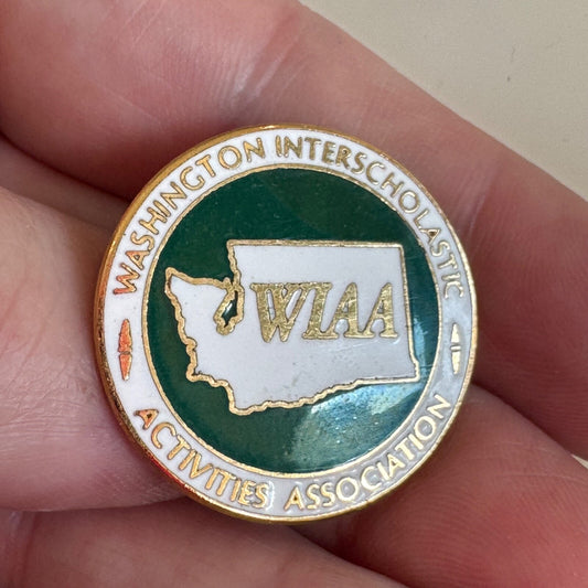 Vintage Washington Interscholastic Activities Association WIAA Lapel Pin