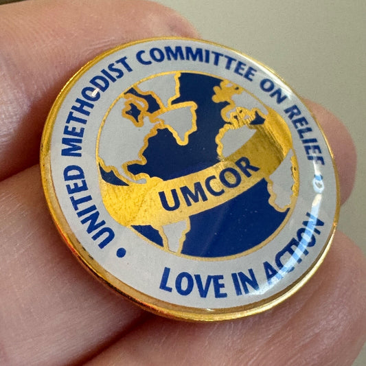 United Methodist Committee on Relief  UMCOR “Love in Action”Pin