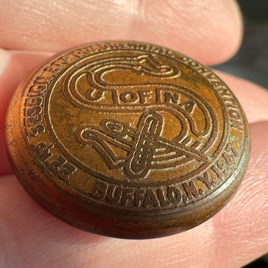 1947 SWITCHMEN'S UNION OF NORTH AMERICA (SUNA) Railroad Pin Convention