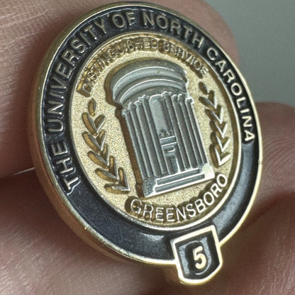 University of North Carolina Greensboro Spartans 5 Years Service Pin