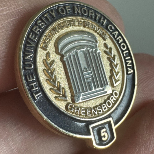 University of North Carolina Greensboro Spartans 5 Years Service Pin
