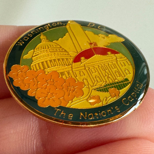 Washington DC The Nations Capital Souvenir Pin 
