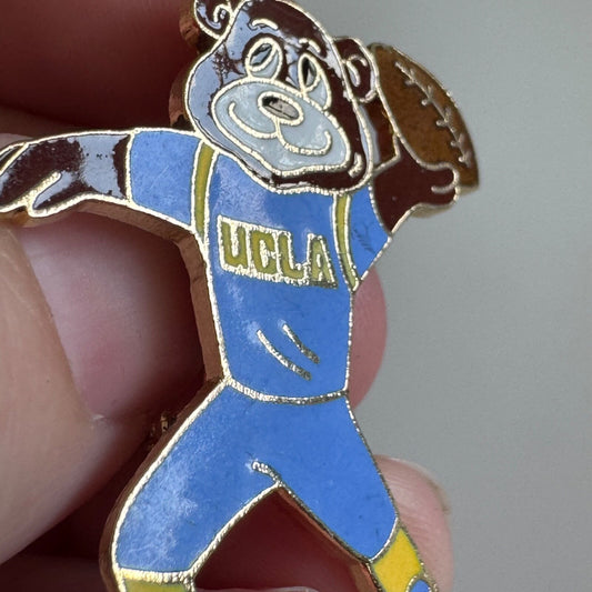 Vintage University of California Los Angeles Bear Football Lapel Pin UCLA
