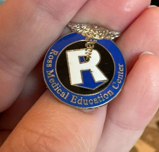 Ross Medical Education Center Enamel Lapel Pin