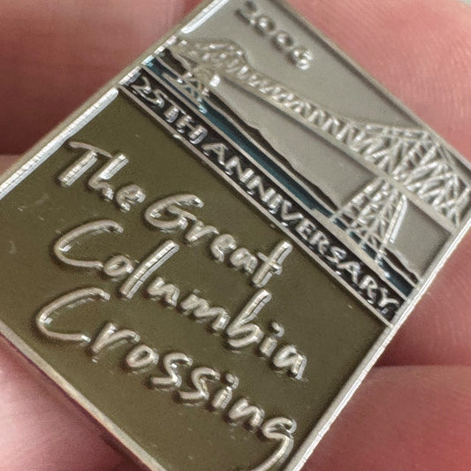 2006 The Great Columbia Crossing 25th Anniversary Bridge Lapel Pin