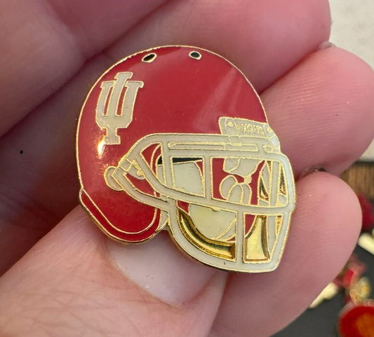 Basketball Vintage Indiana University Football Helmet Lapel Pin IU