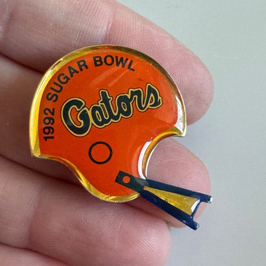 Vintage 1992 Sugar Bowl University of Florida Gators Helmet Lapel Pin