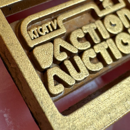 Vintage Twin Cities PBS KTCA-TV Action Auction 2 Lapel Pin KTCA